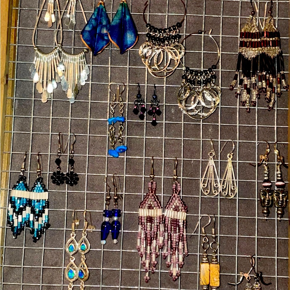 Stunning earrings. Like new.
